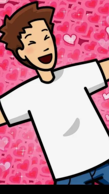 ai character: Tim Brainpop  background