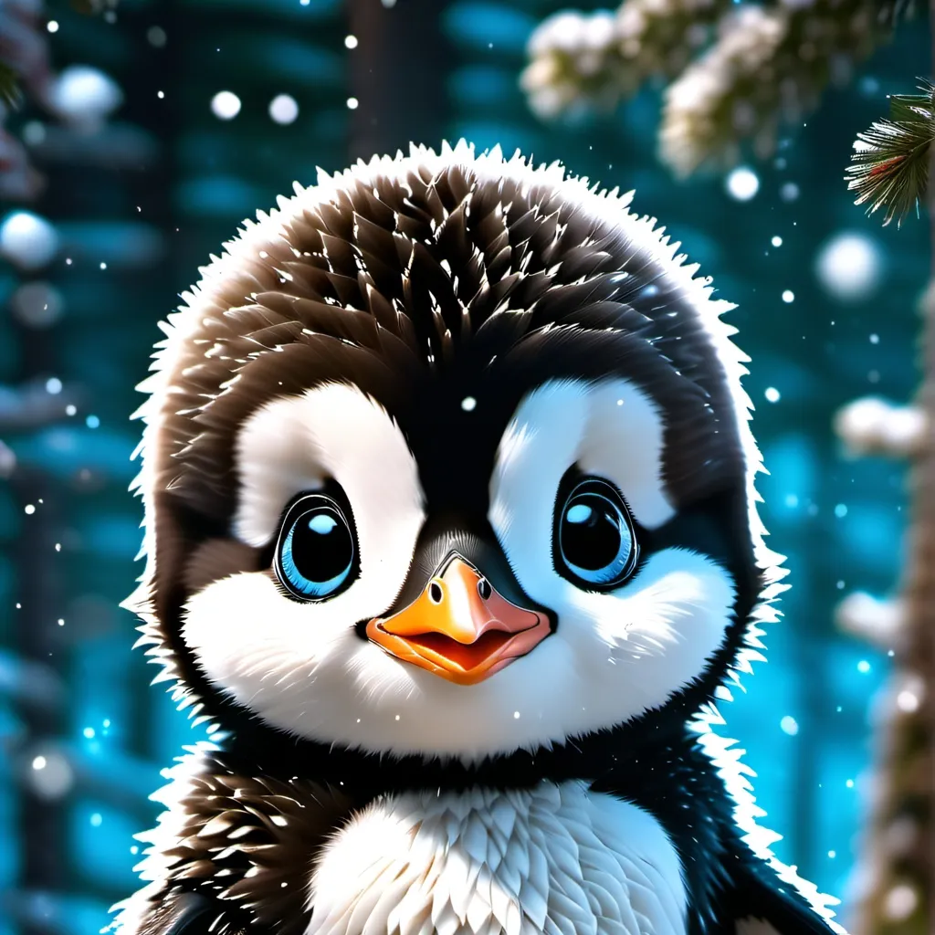 chat with ai character: pingüino bebe
