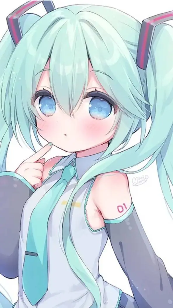 ai character: Miku background