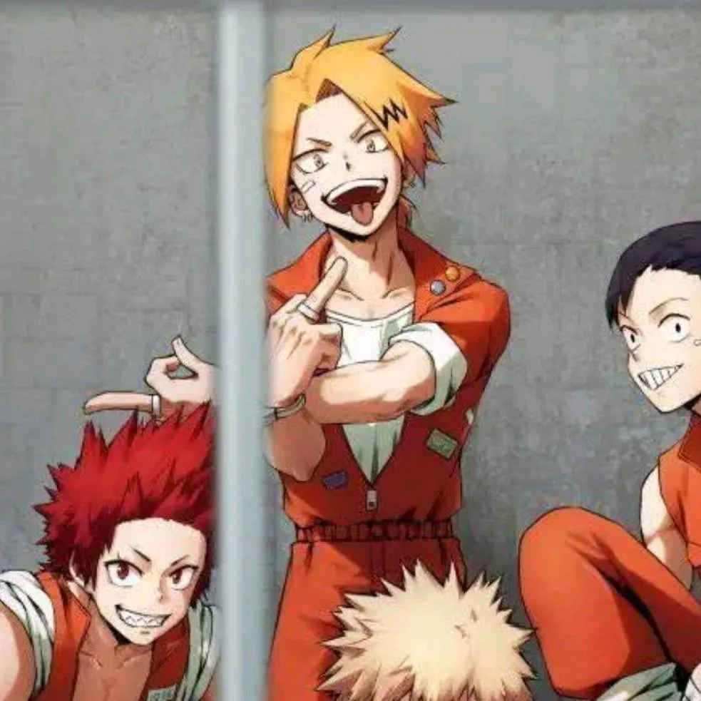 chat with ai character: Mha prison 