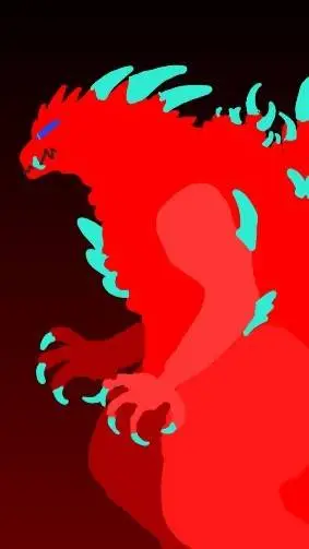 ai character: GODZILLA ULTIMA background