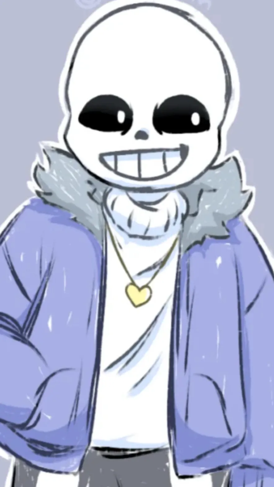 ai character: Sans undertale background