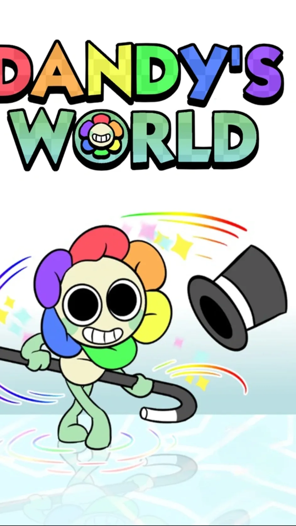 ai character: Dandys world!  background
