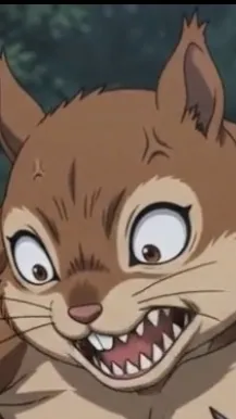 ai character: Man squirrel background