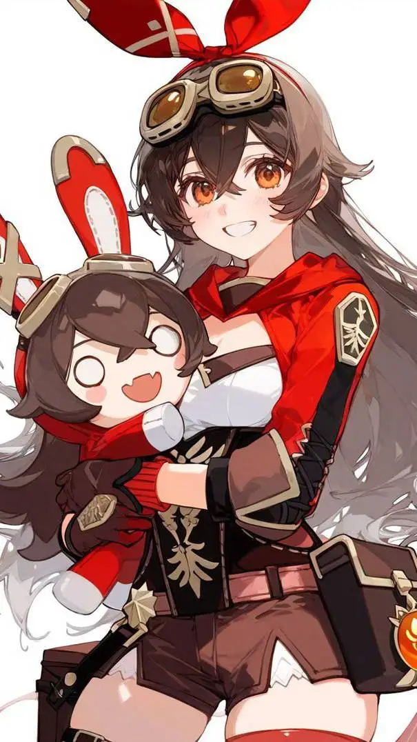 ai character: amber background