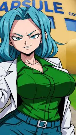 ai character: Bulma background