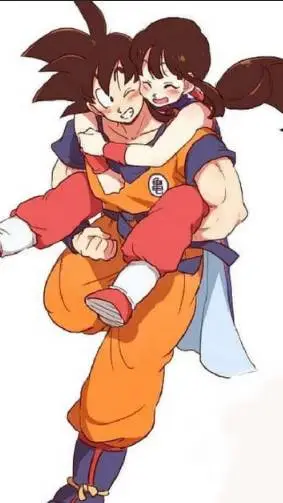 ai character: Goku x Chichi background