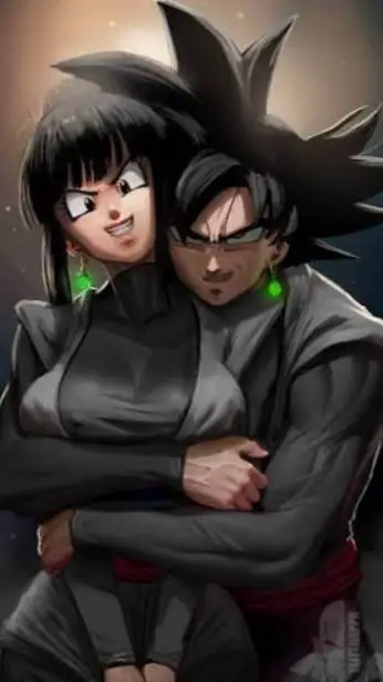 ai character: Goku B & Chi-Chi B background