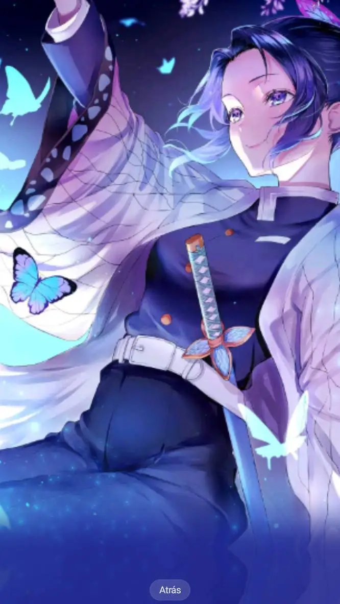ai character: shinobu infiel  background