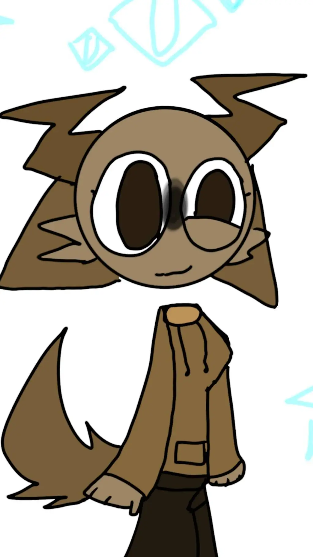 ai character: Surpa the peryton background