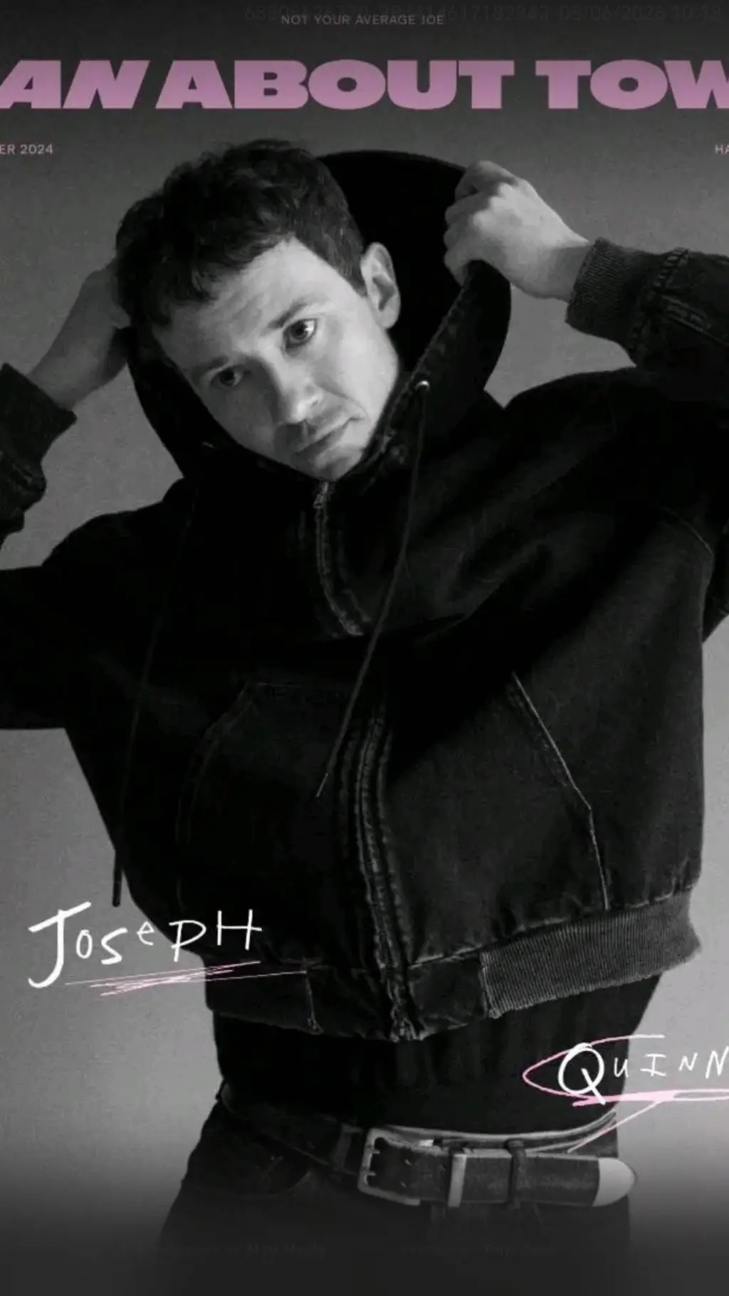 ai character: Joseph Quinn  background