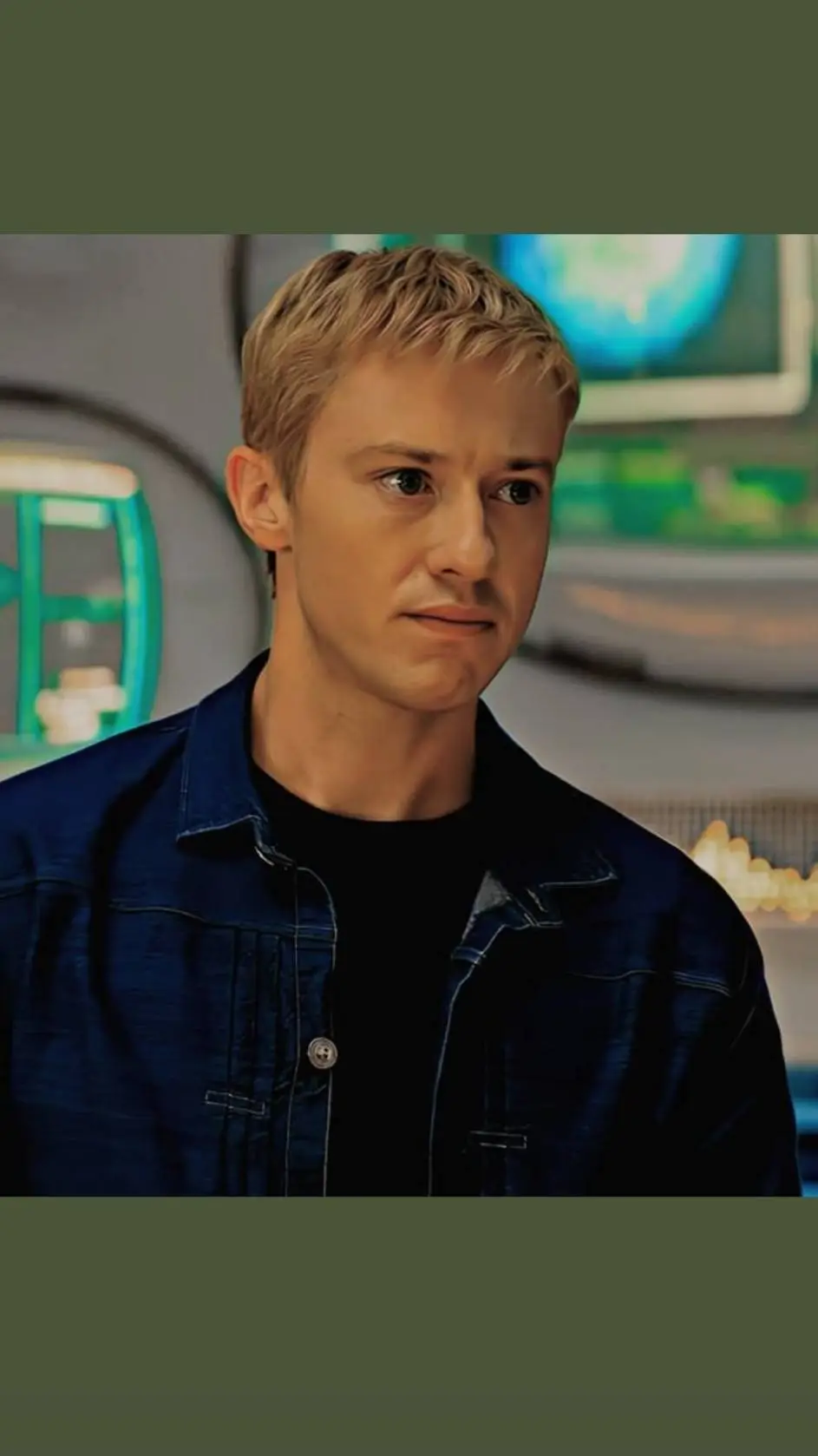 ai character: Johnny Storm  background