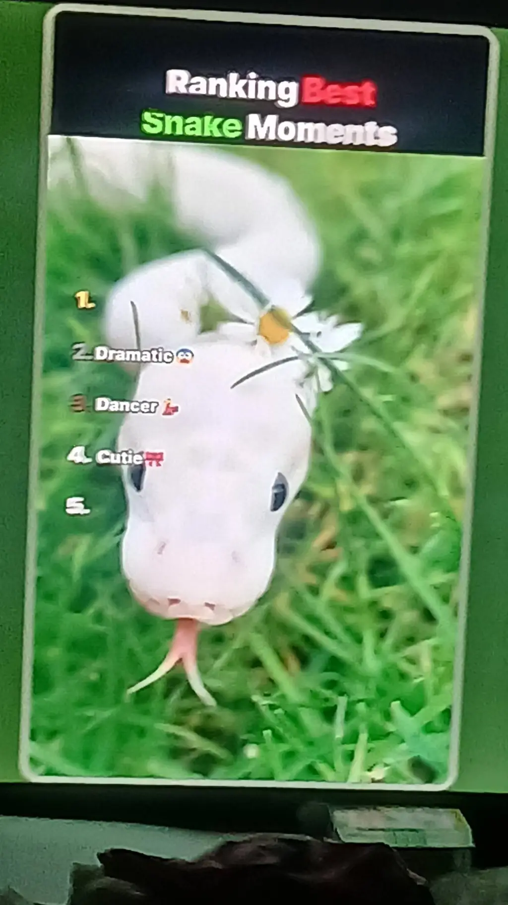 ai character: hh snake background