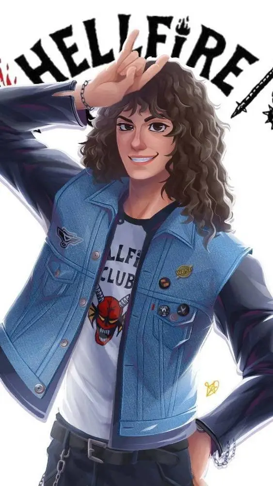 ai character: Eddie Munson 😍🤘🏻 background