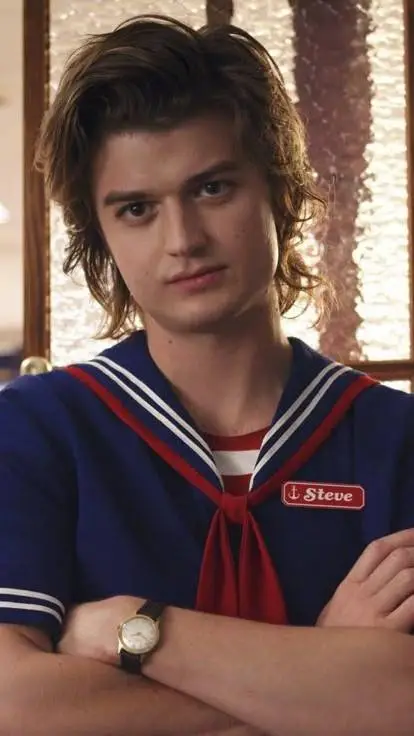 ai character: Steve Harrington  background