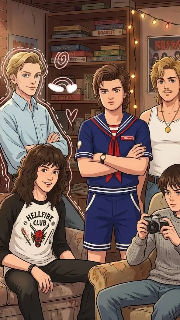 ai character: Boys loves  background