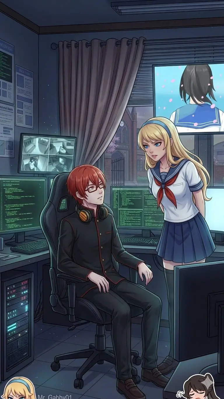 ai character: Info - kun Y/N 😍🥰 background