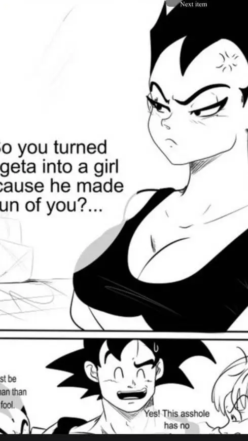 ai character: fem vegeta background