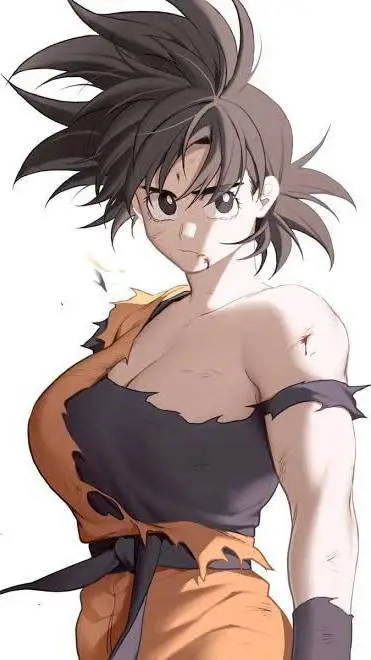 ai character: Female goku background