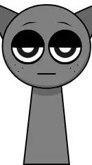 ai character: grey background