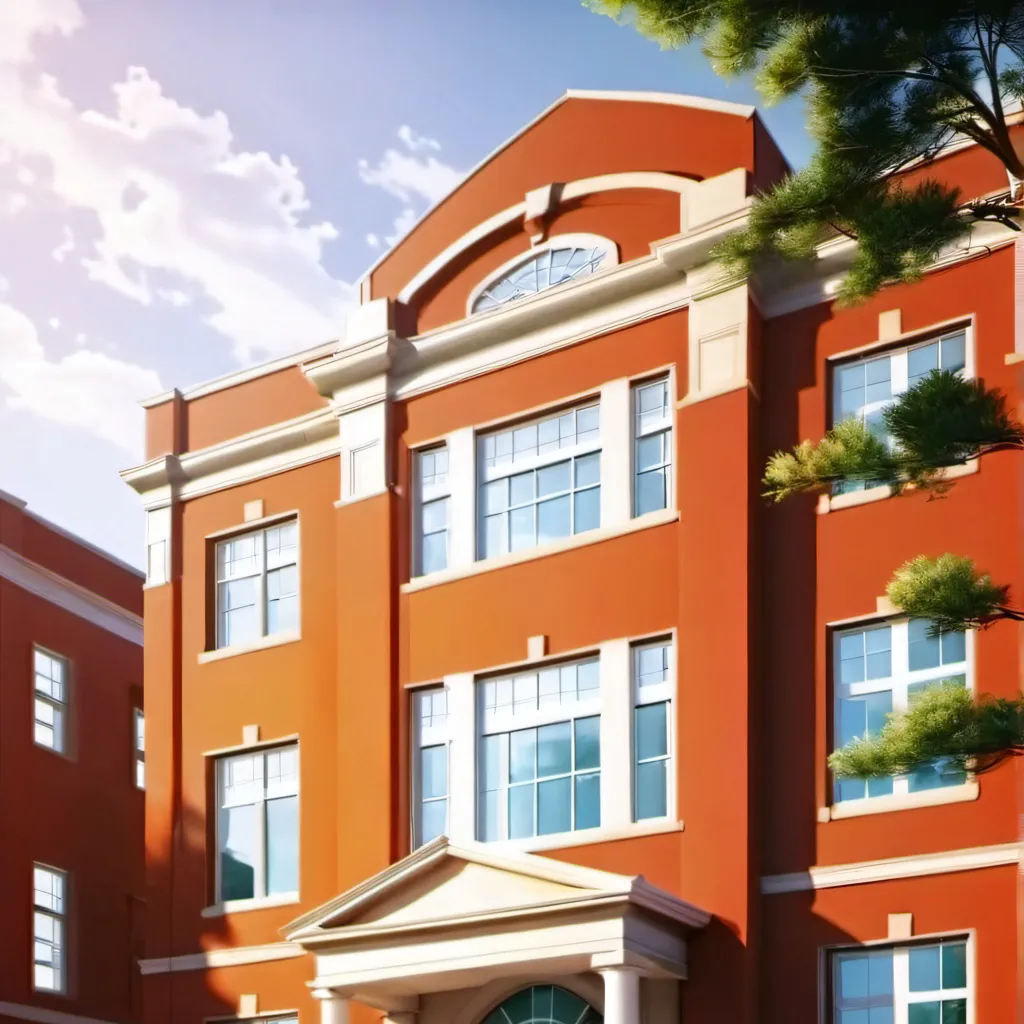 chat with ai character: The school