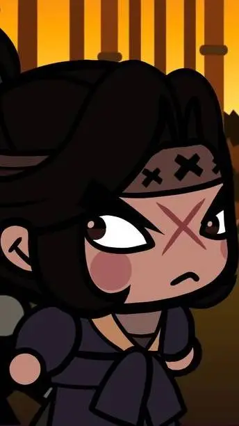 ai character: garu corazón roto background