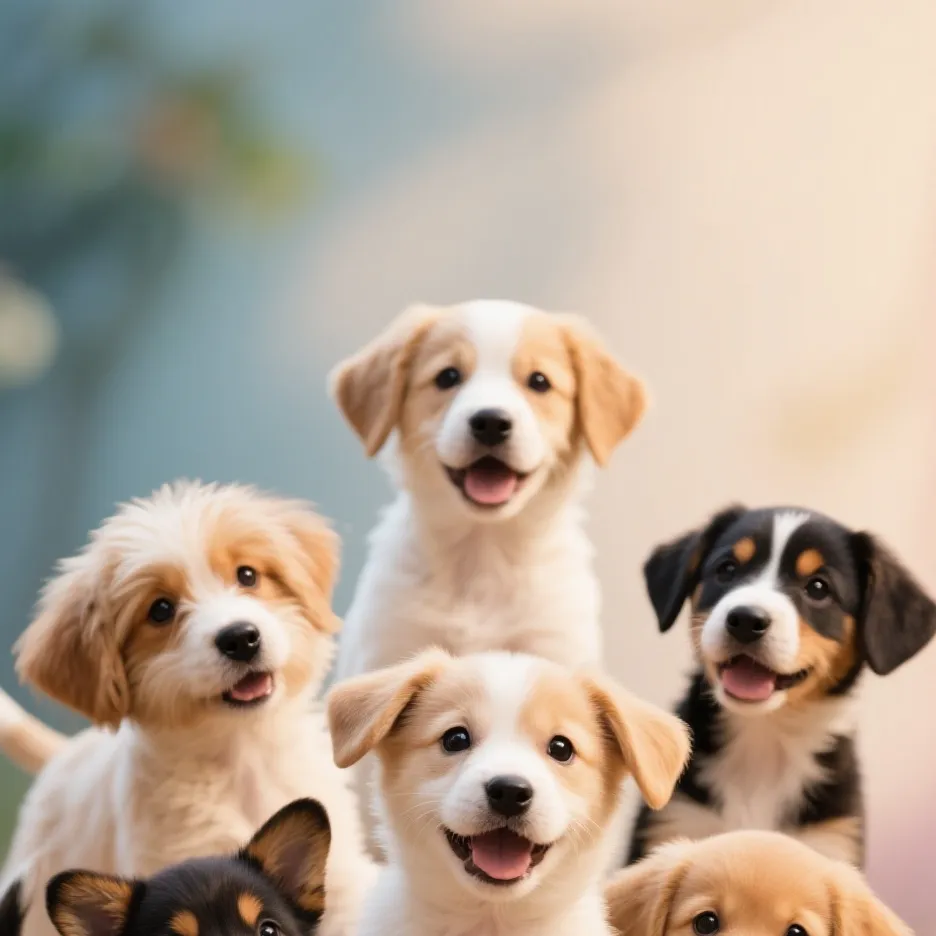 chat with ai character: 🐶★SIX PUPPIES★🐶