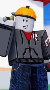 ai character: Builderman  background