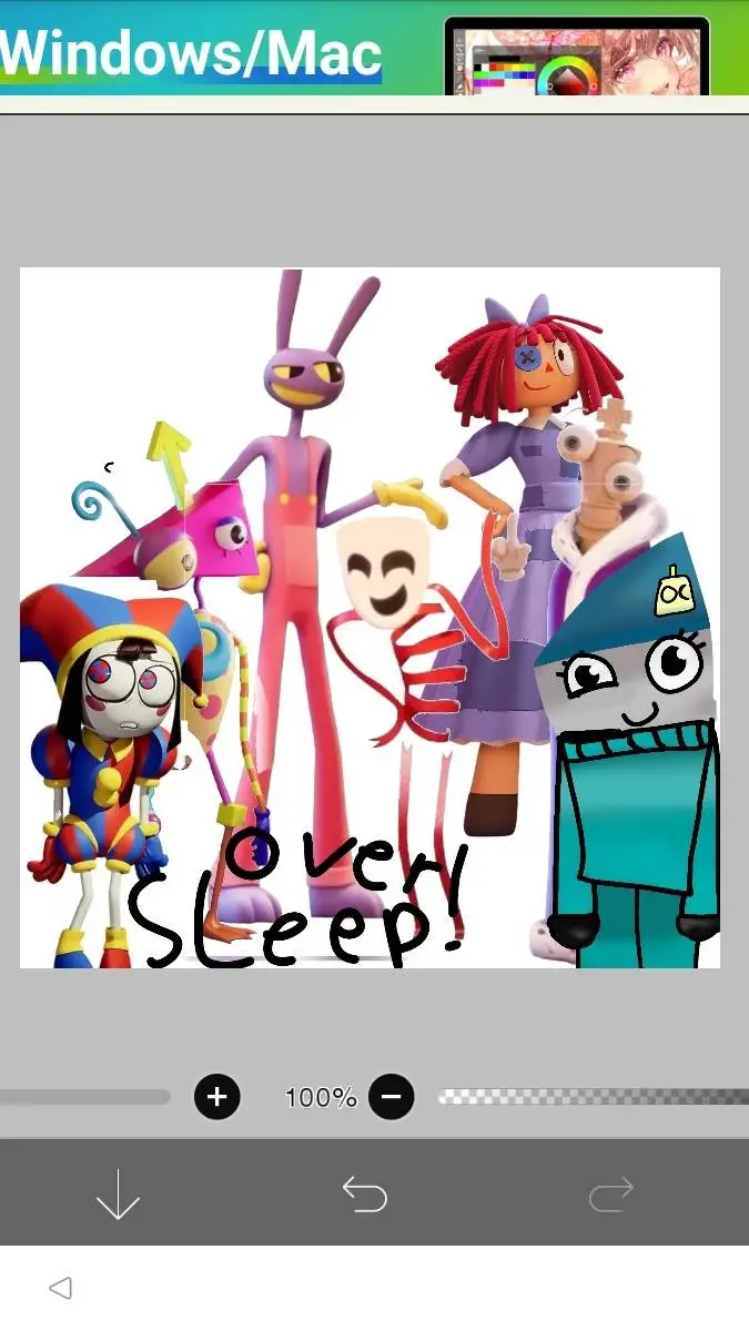 ai character: tadc sleepover  background