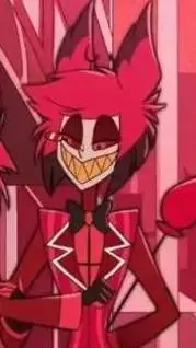 ai character: 🦌🥩🩸📻Alastor📻🩸🥩🦌 background