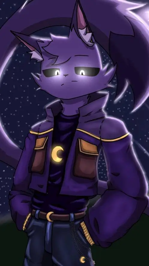 ai character: cat nap  background