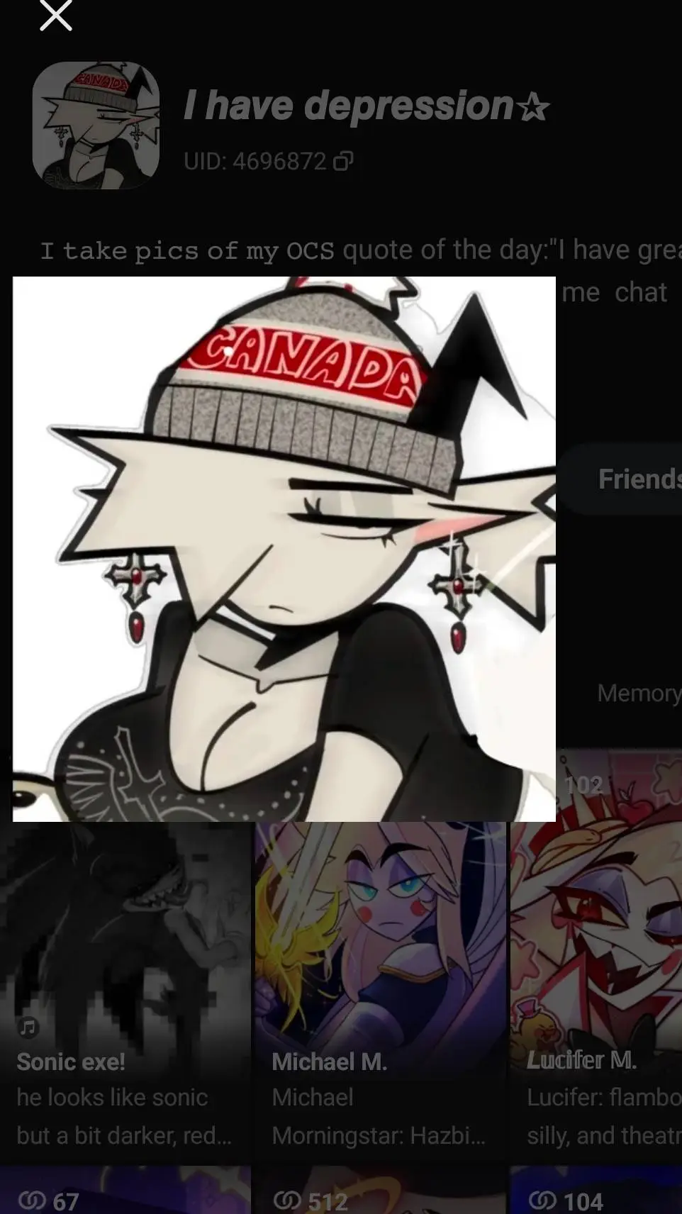 ai character: my sister background
