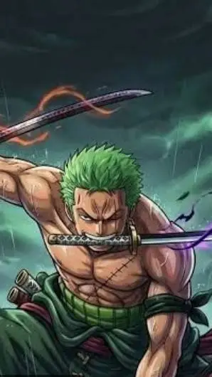 ai character: roronoa zoro  background