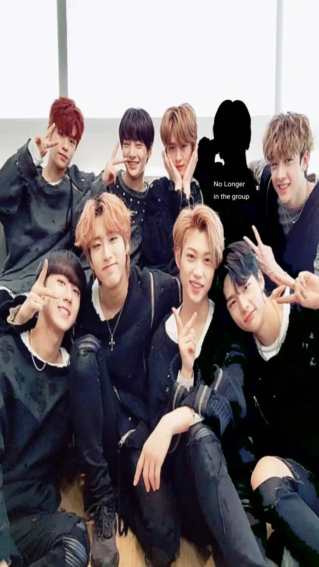 ai character: SKZ JUST DEBUTED background
