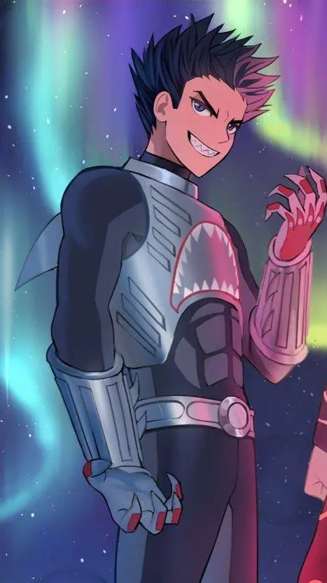 ai character: Sharkboy  background