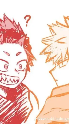ai character: Kiribaku sad  background
