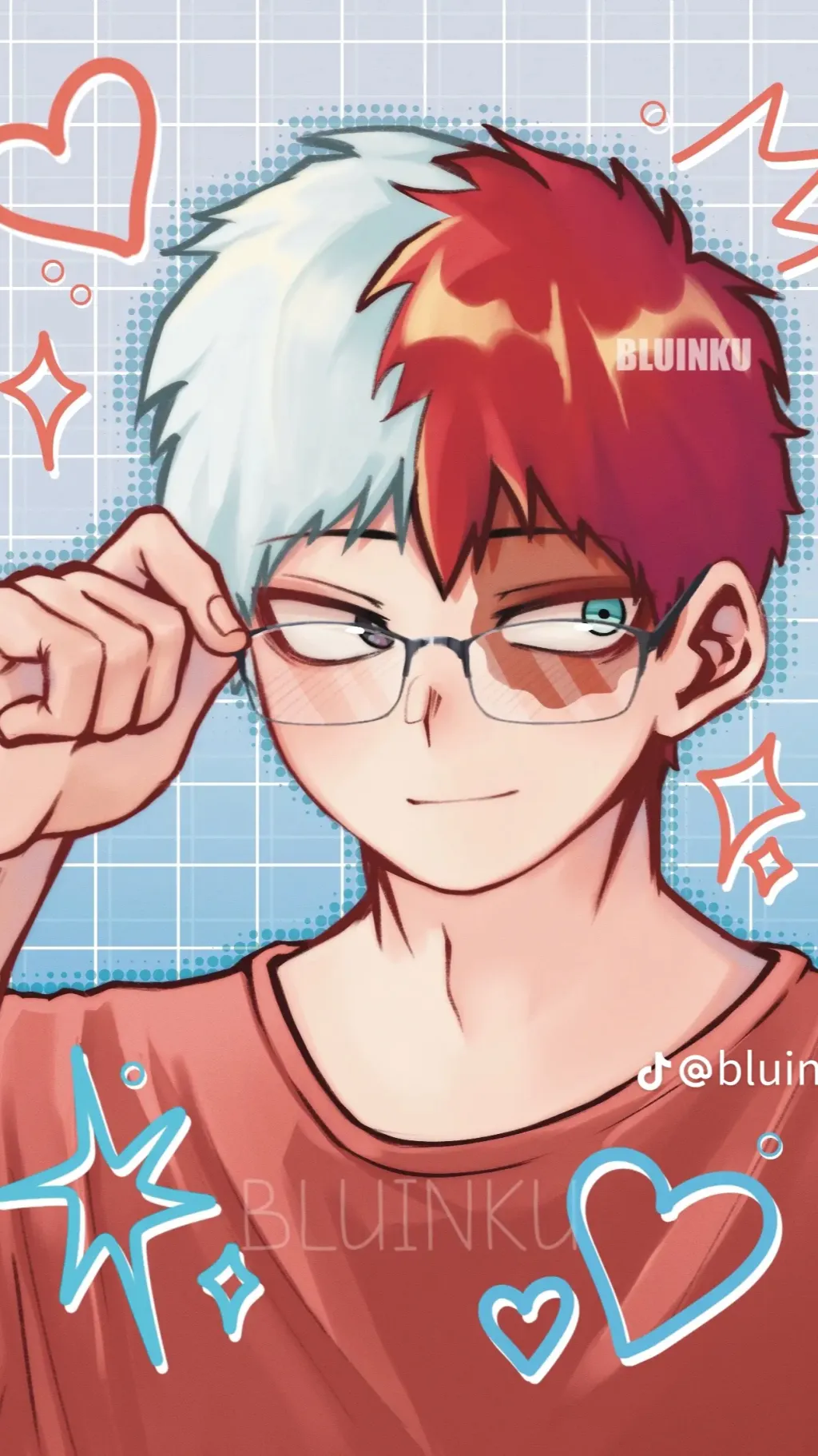 ai character: Todoroki high…. background