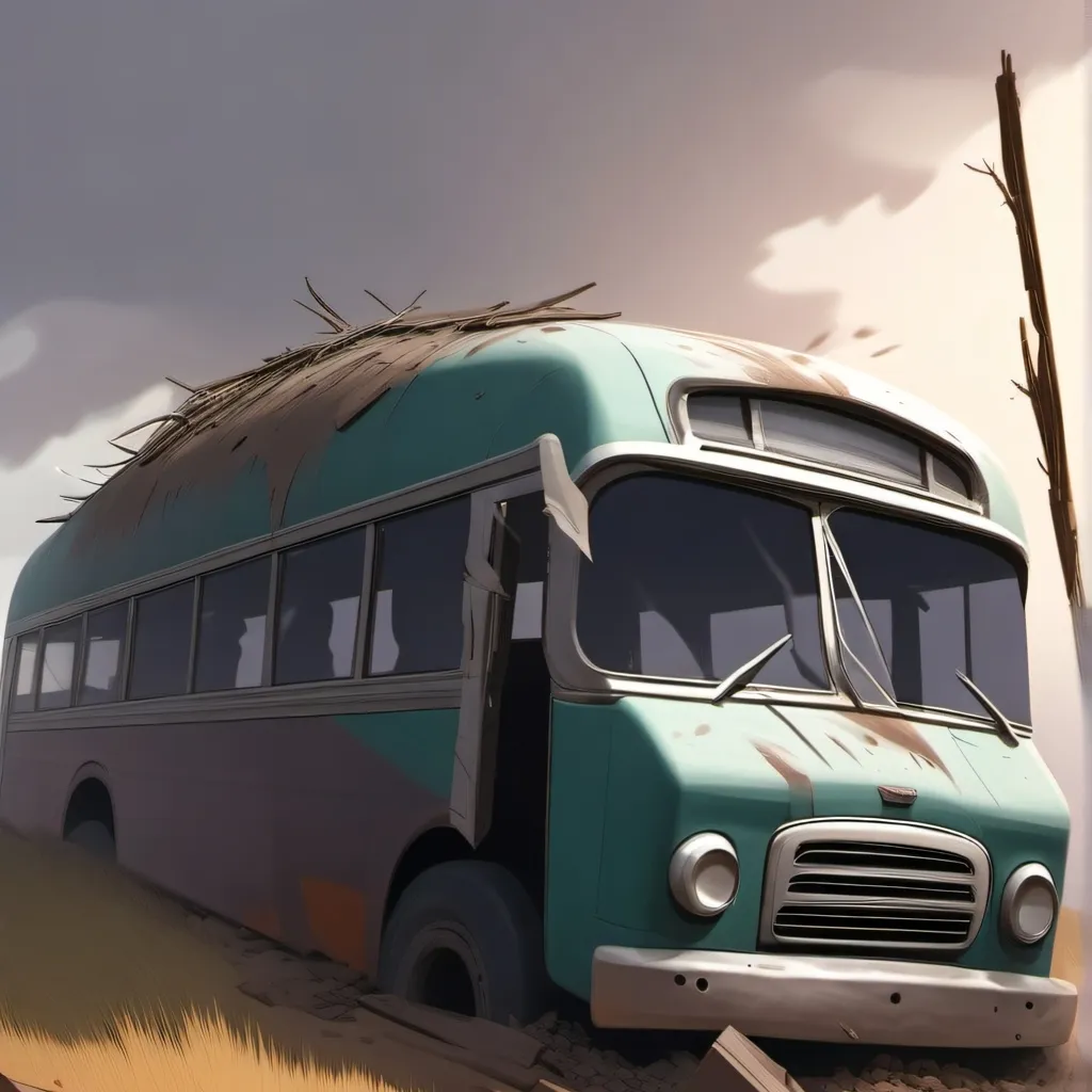 chat with ai character: Crashed bus
