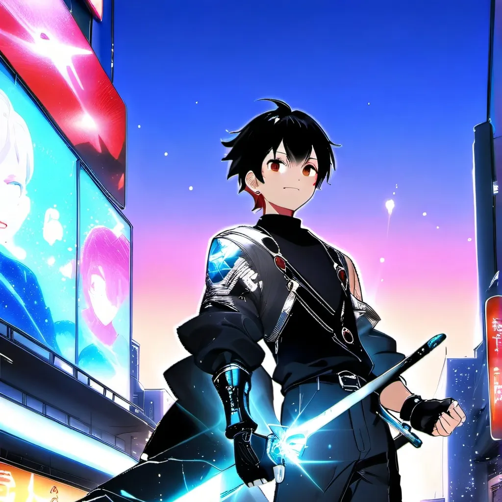 chat with ai character: Sky the sword god
