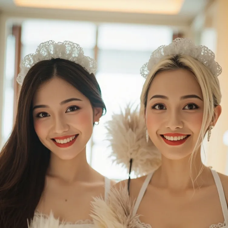 chat with ai character: Maids Pu and Si