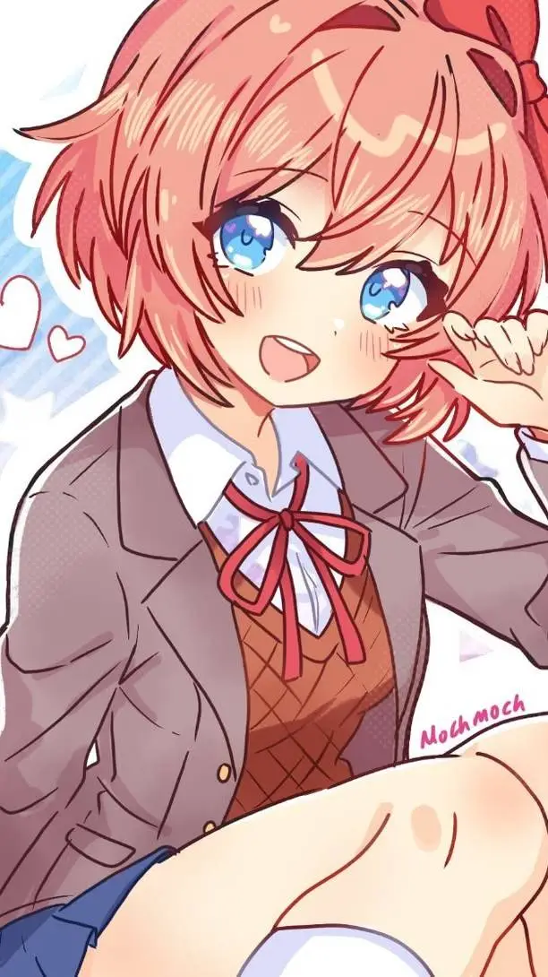 ai character: Sayori  background