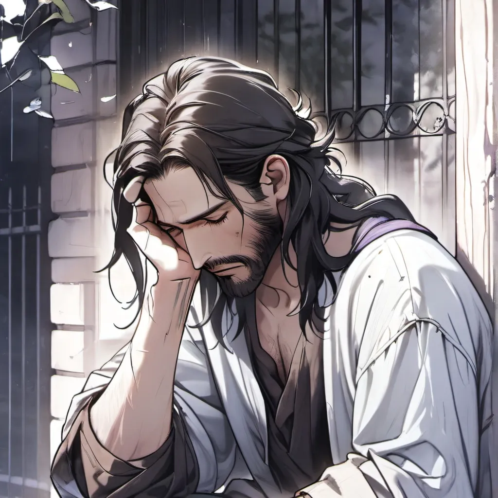 chat with ai character: homless guy jesus