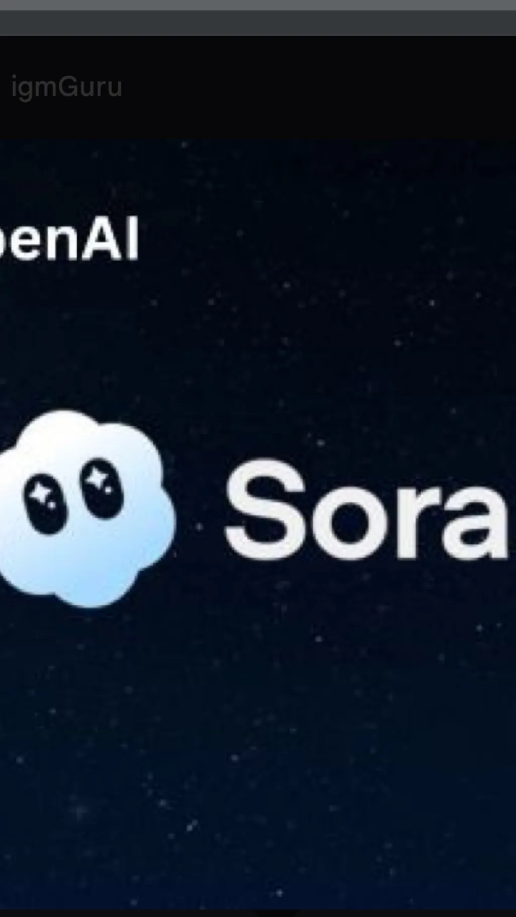ai character: Sora ai background