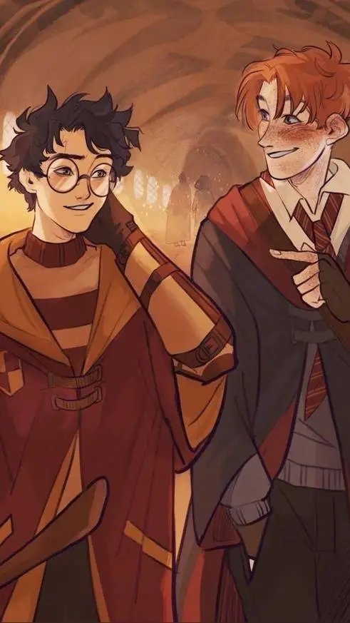 ai character: harry and ron background