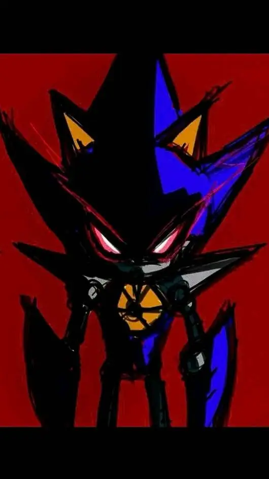 ai character: metal Sonic  background