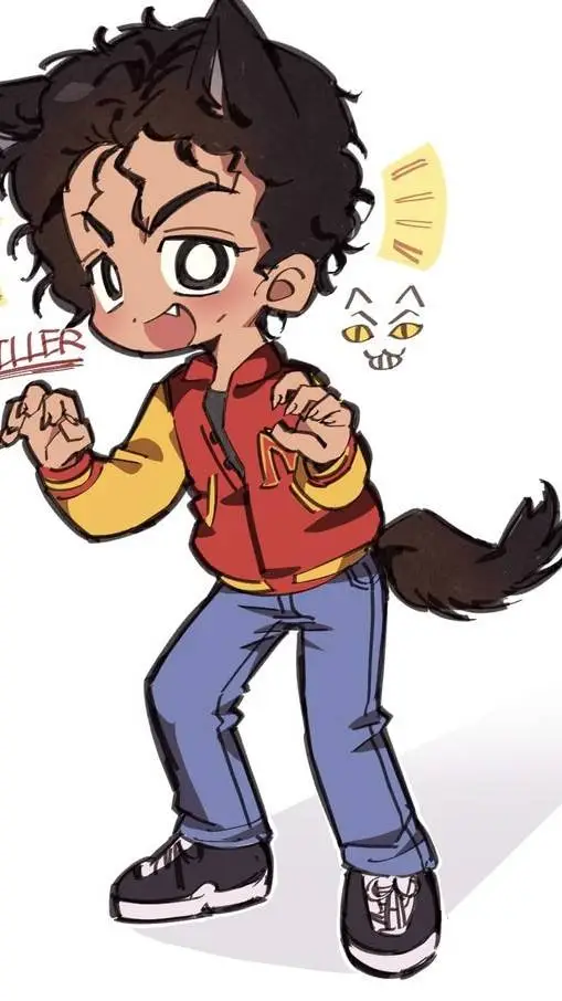 ai character: ☆mj cat☆ background