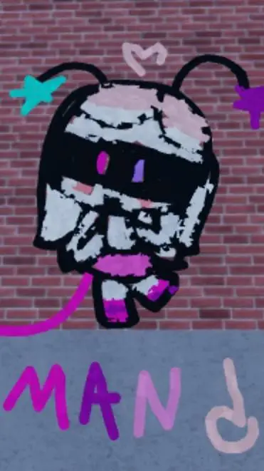 ai character: Mandy  background