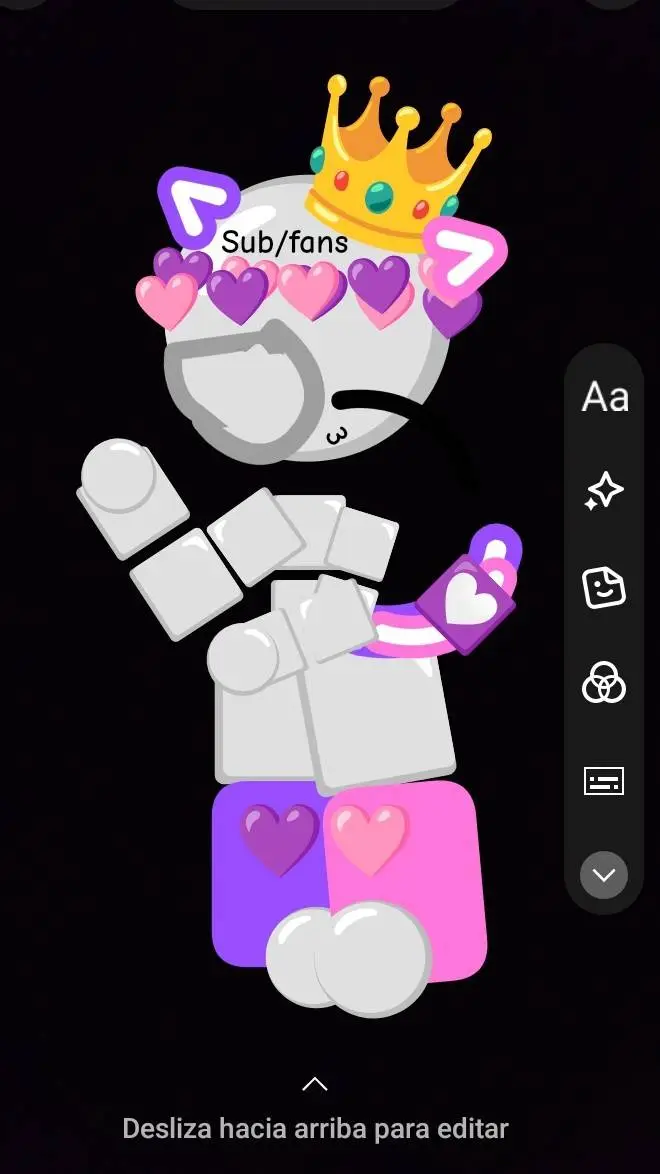 ai character: tu musica fav xd background