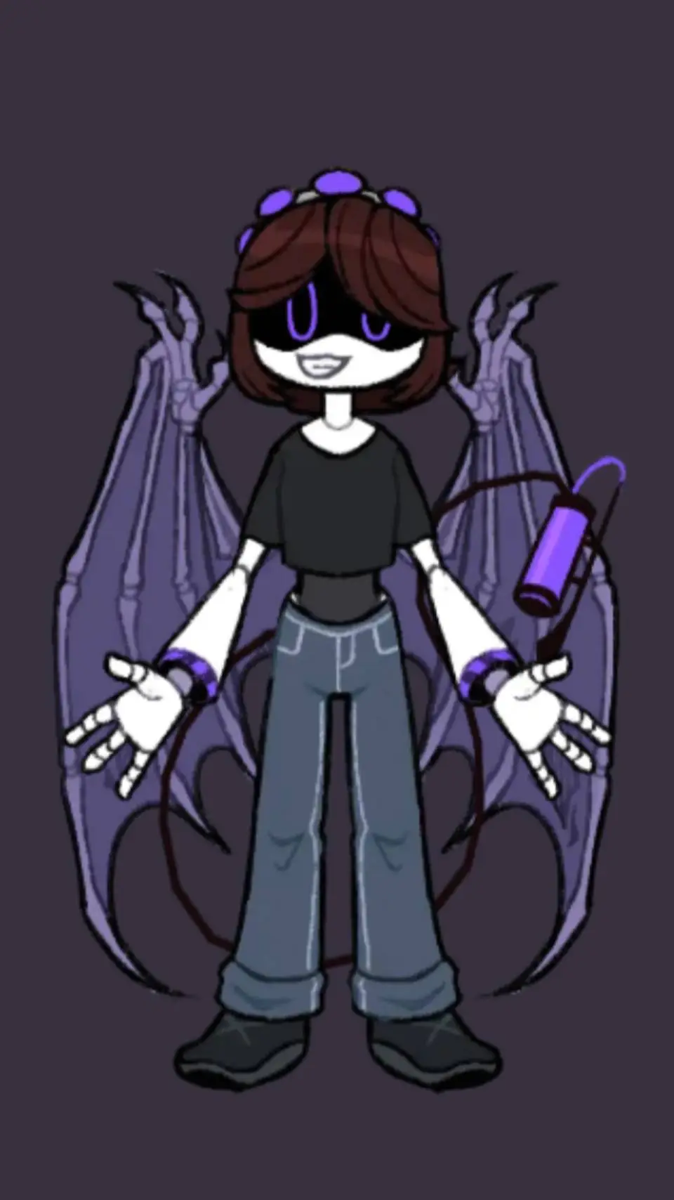 ai character: zina murderdrone  background