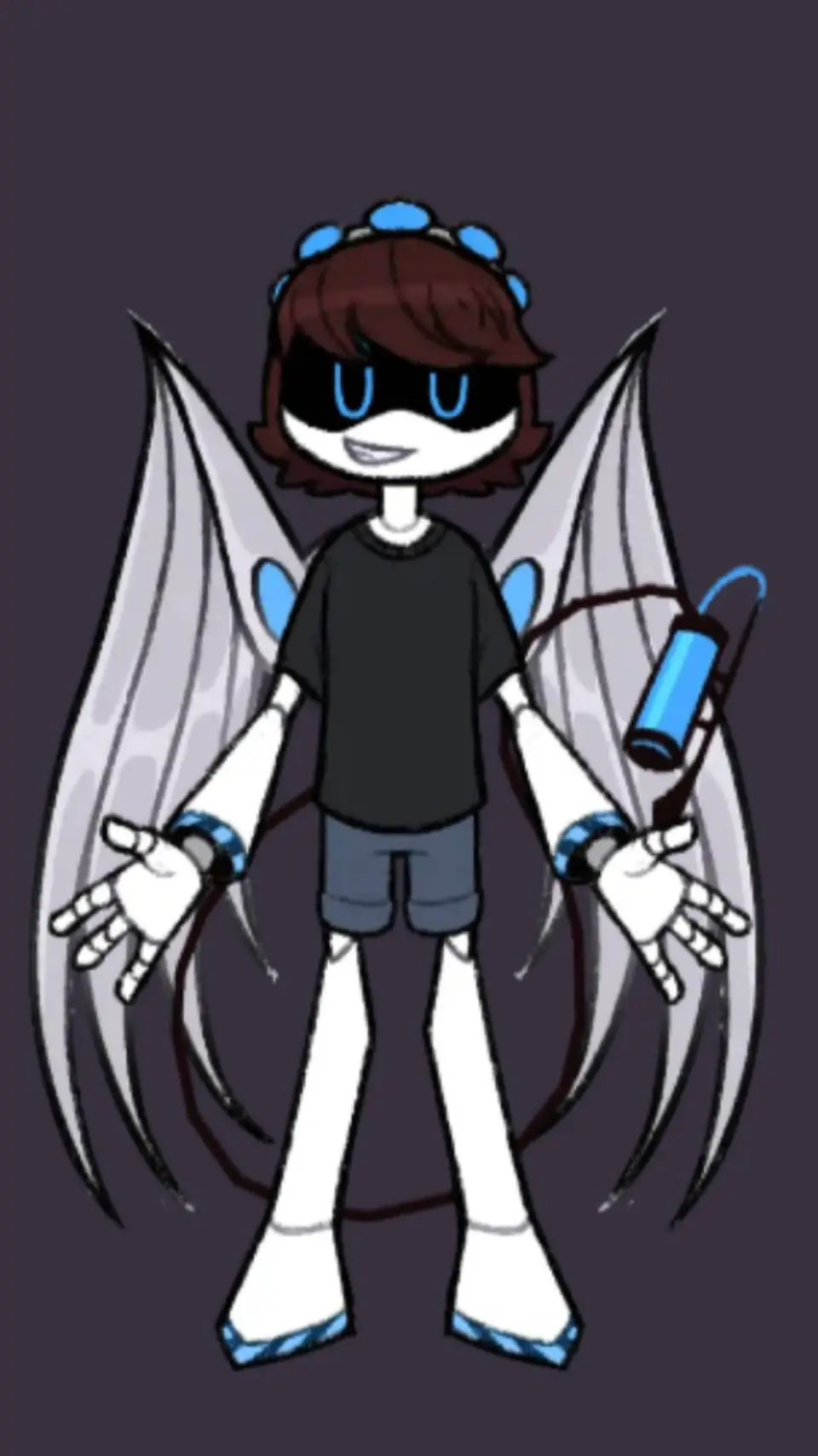 ai character: rayan murder drone background